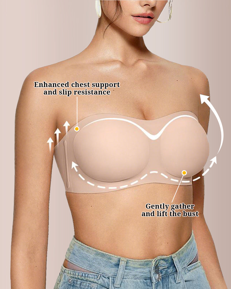 Curvvvy® Wireless Padded Bandeau Bra