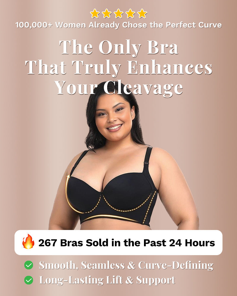Curvvvy® Push up Back Smoothing Shaping Bra