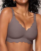 Curvvvy® Scalloped Comfort Everyday Bra