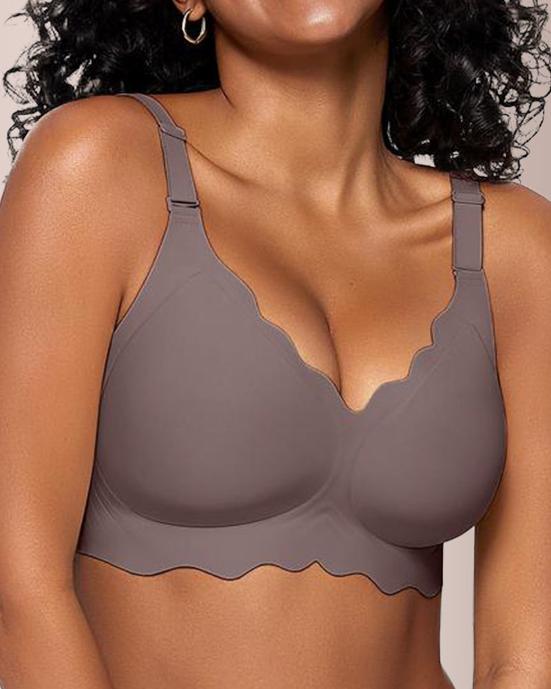 Curvvvy® Scalloped Comfort Everyday Bra