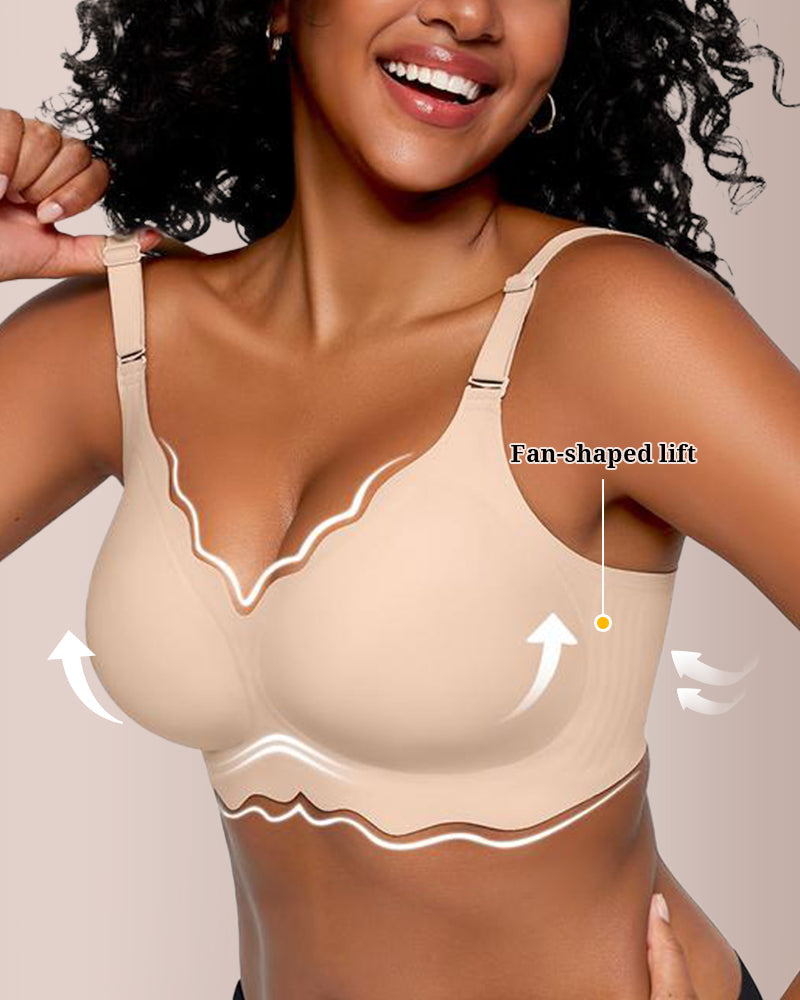 Curvvvy® Scalloped Comfort Everyday Bra