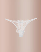 Curvvvy® BlossomLace – Eyelash Lace Strappy Floral Bow Thong