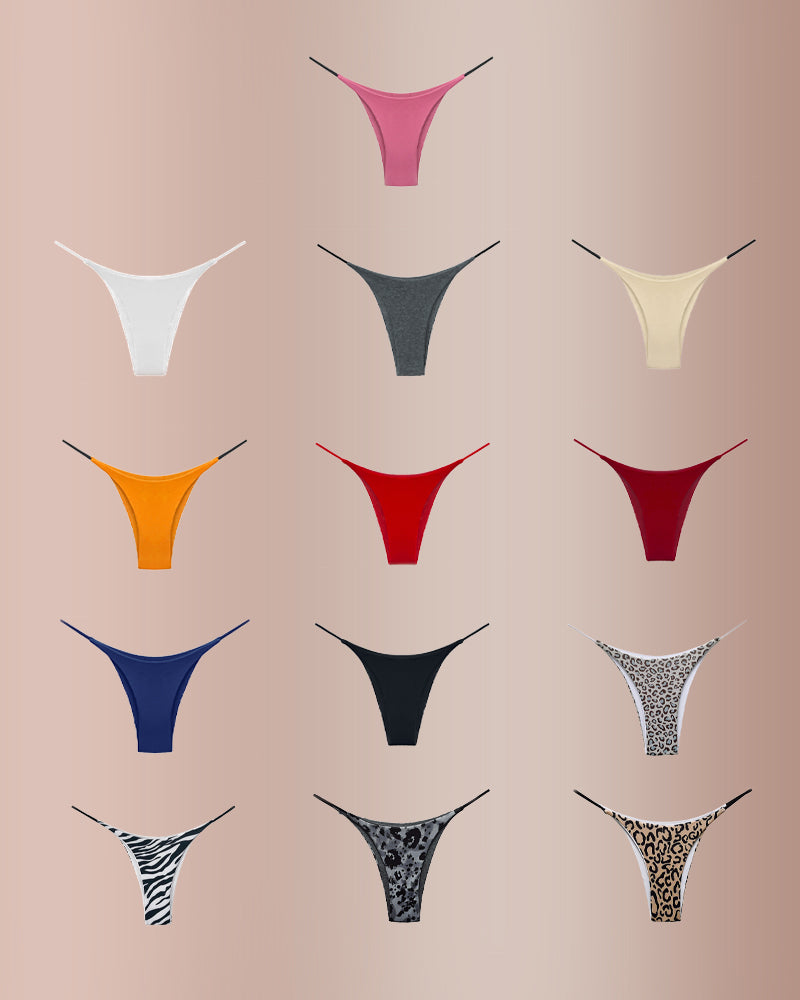 Curvvvy® ForLove – Low-Rise Cotton Double Strap Semi-Thong