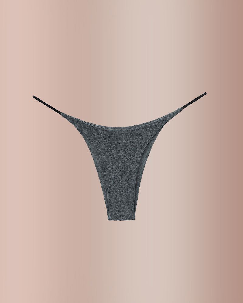 Curvvvy® ForLove – Low-Rise Cotton Double Strap Semi-Thong