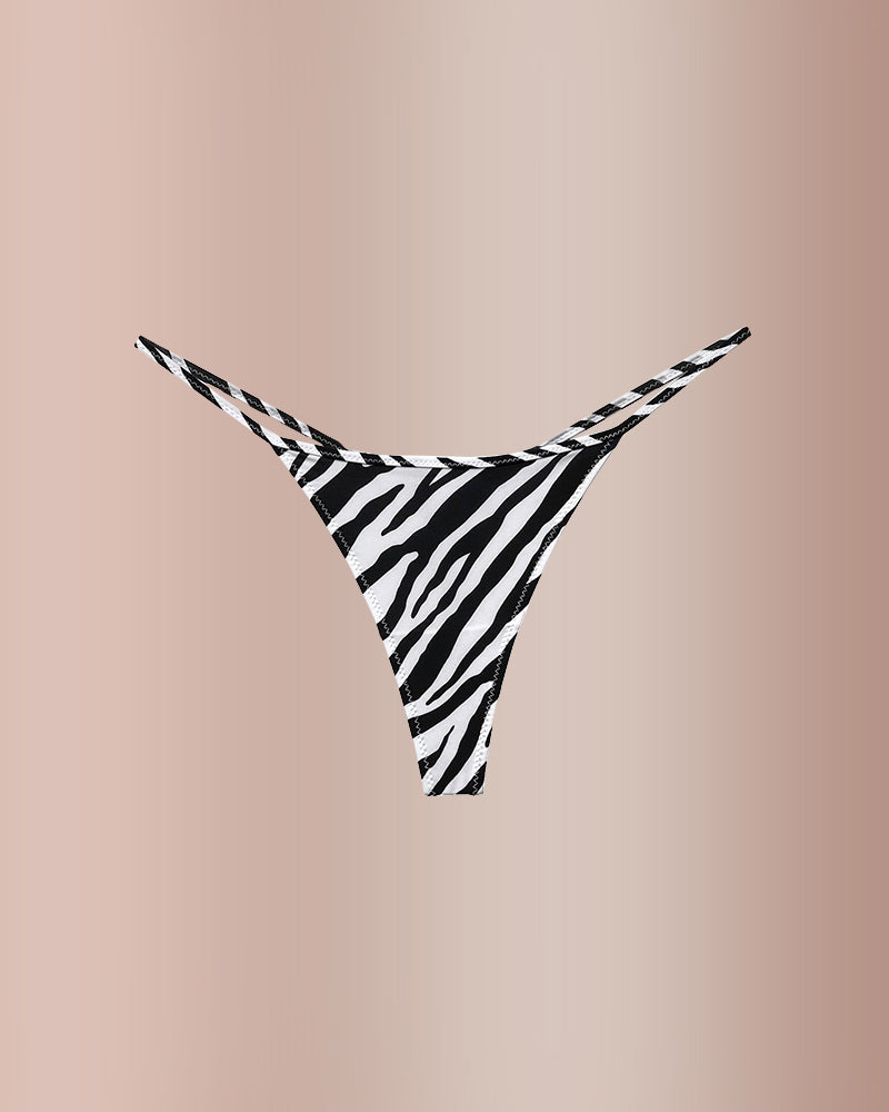 Curvvvy® ForLove – Animal Print Thin Strap Thong