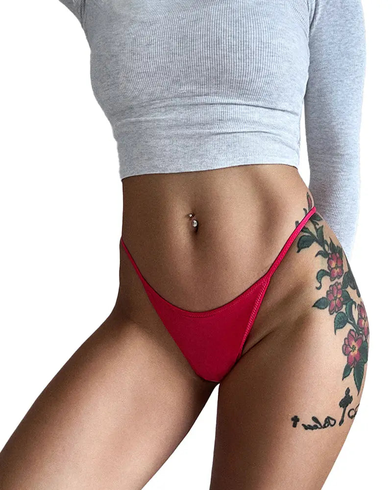Curvvvy® ForLove – Animal Print Thin Strap Thong curvvvy
