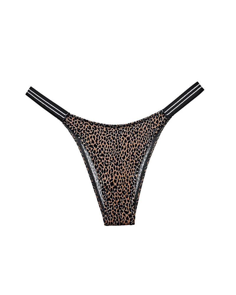 Curvvvy WildFit – Bikini sin costuras de leopardo