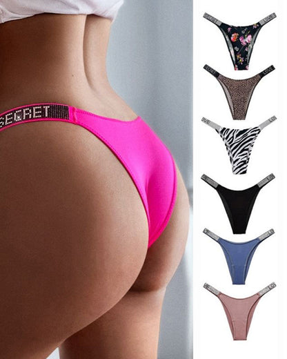 Curvvvy® SparkleGlam – Rhinestone Embellished Sexy Thong curvvvy