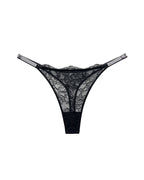 Curvvvy® BlossomLace – Lace Thong with Sparkling Details