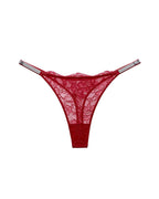 Curvvvy® BlossomLace – Lace Thong with Sparkling Details