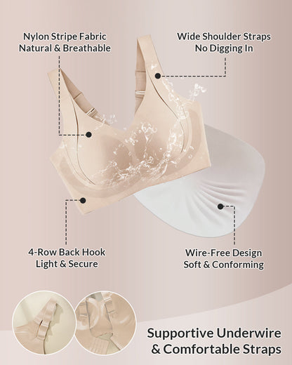 Curvvvy® Soft Comfortable Everyday Bra curvvvy
