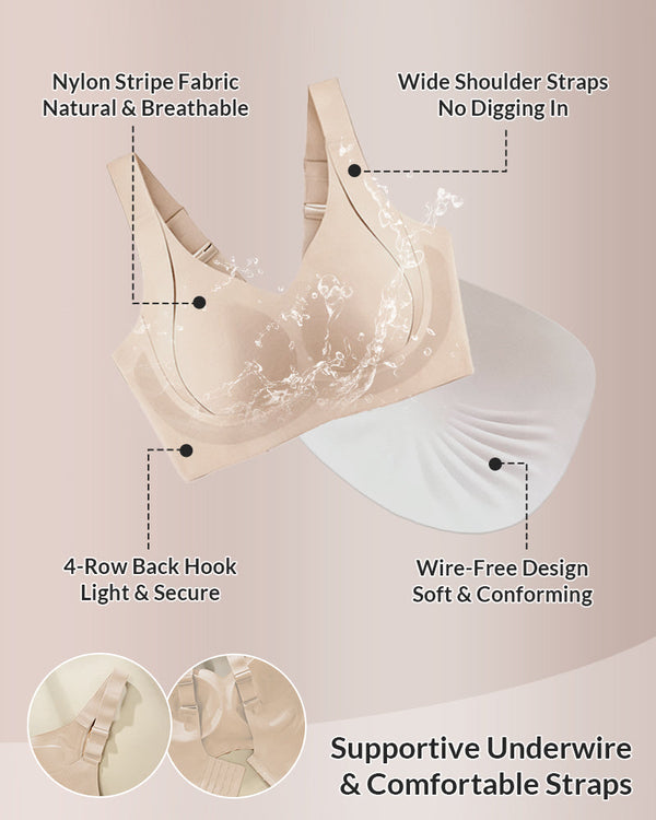 Curvvvy® Soft Comfortable Everyday Bra curvvvy