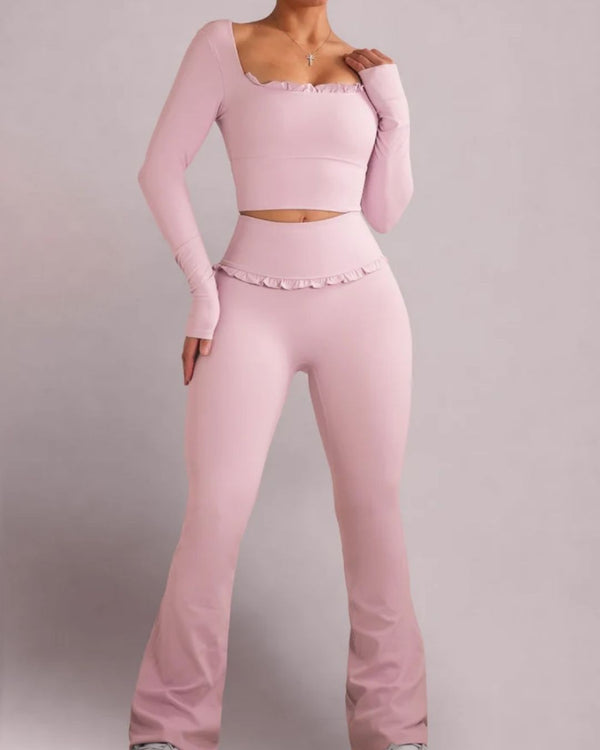 Curvvvy™ Ballet Ruffled Shaping Sports Top