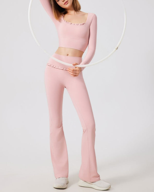 Curvvvy™ Ballet Ruffled Shaping Sports Top