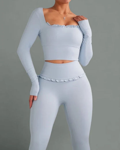 Curvvvy™ Ballet Ruffled Shaping Sports Top