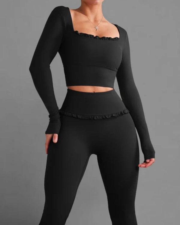 Curvvvy™ Ballet Ruffled Shaping Sports Top
