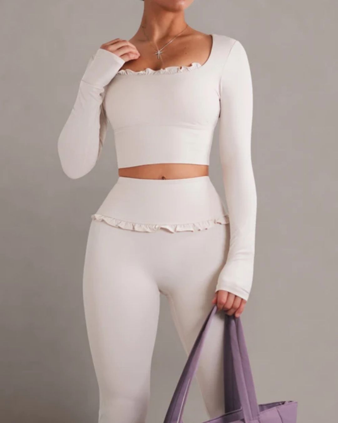 Curvvvy™ Ballet Ruffled Shaping Sports Top