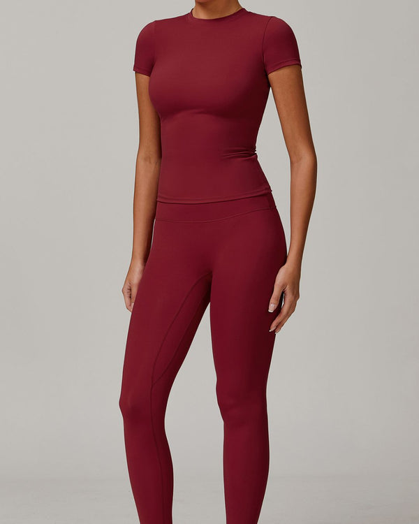 Curvvvy™ Quick-Dry Yoga Running Short Sleeve Top