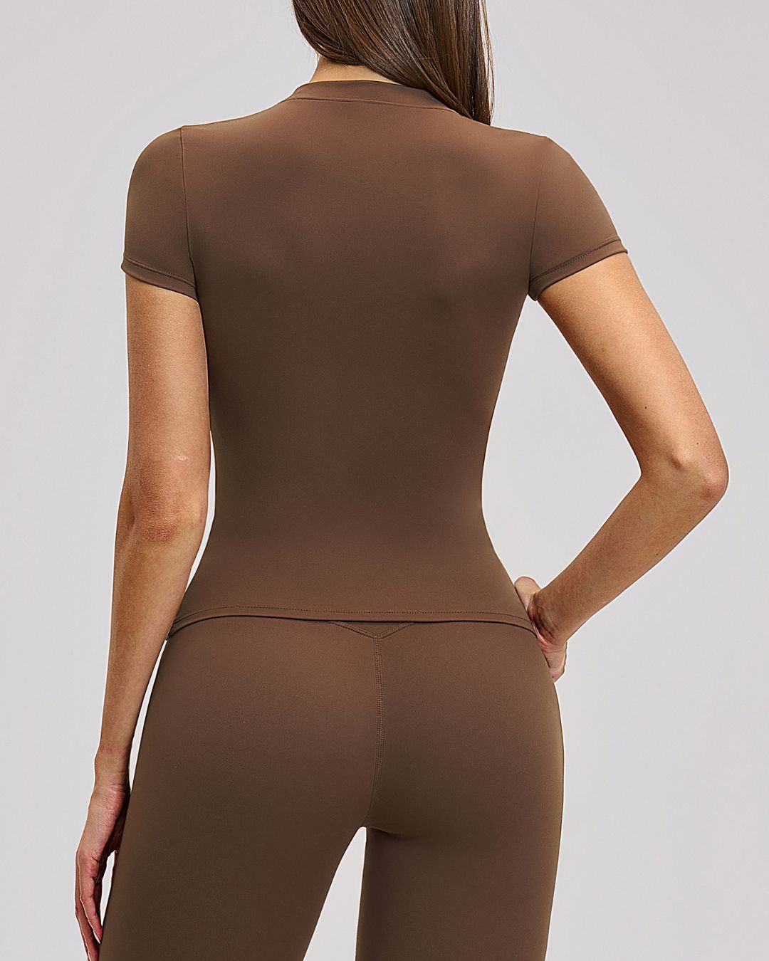 Curvvvy™ Quick-Dry Yoga Running Short Sleeve Top