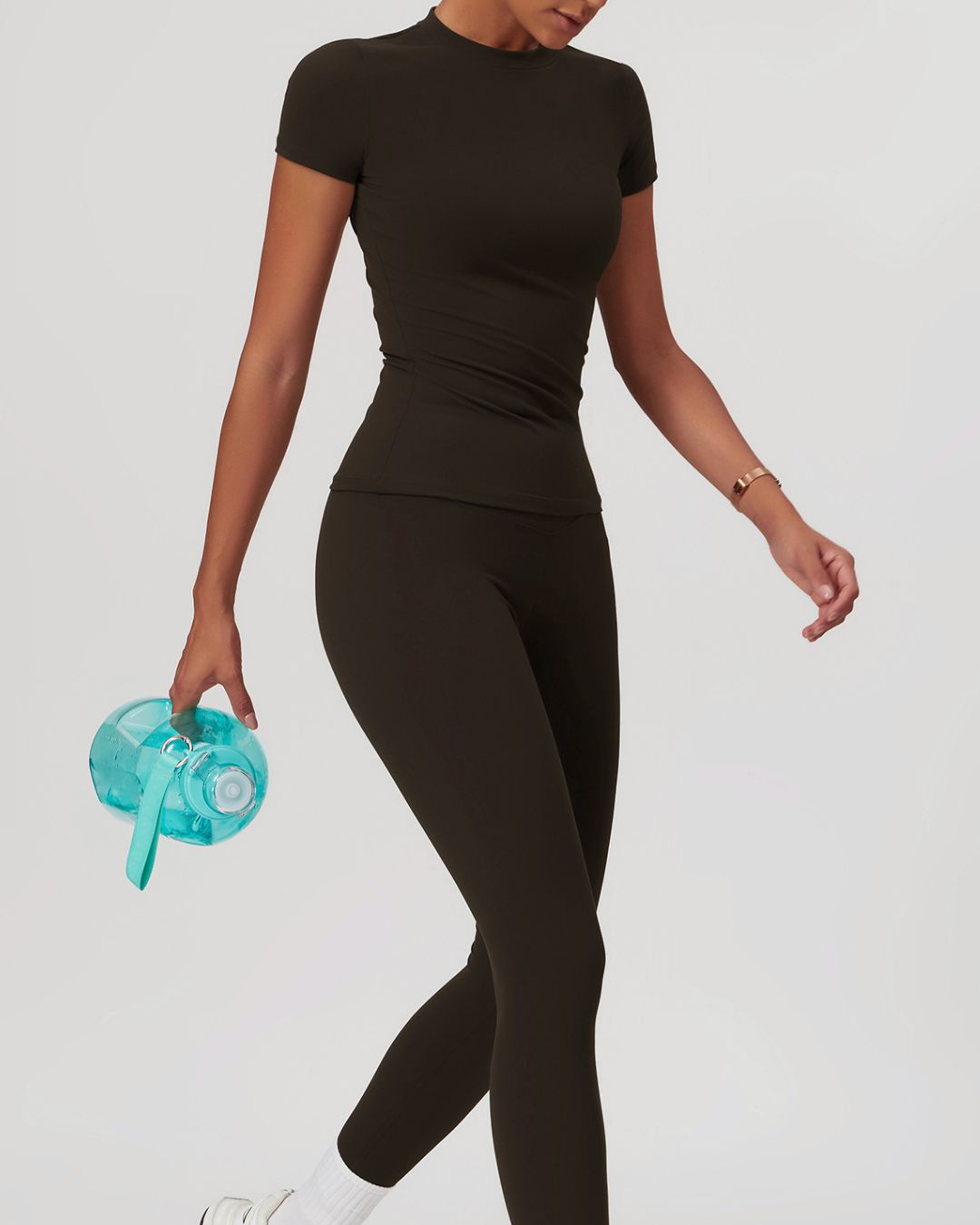 Curvvvy™ Quick-Dry Yoga Running Short Sleeve Top
