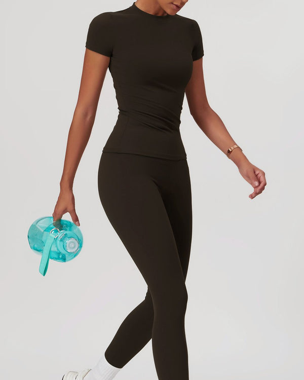 Curvvvy™ Quick-Dry Yoga Running Short Sleeve Top