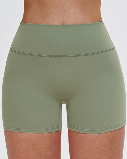 Curvvvy™ Sculpting High-Waisted Workout Shorts