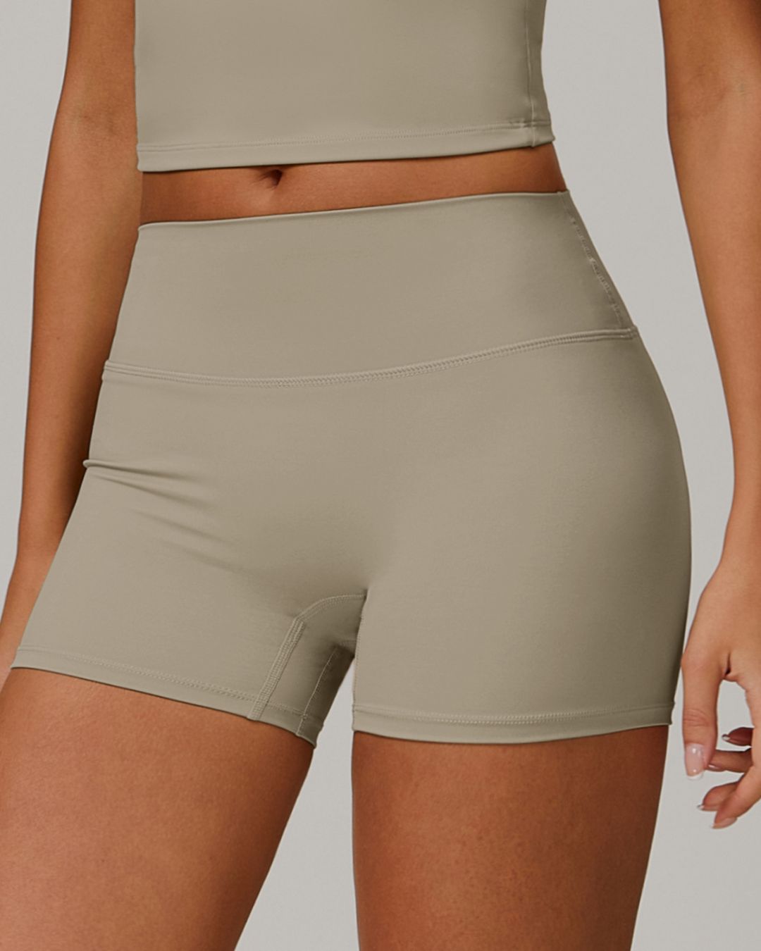Curvvvy™ Sculpting High-Waisted Workout Shorts
