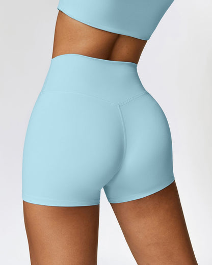Curvvvy™ Sculpting High-Waisted Workout Shorts
