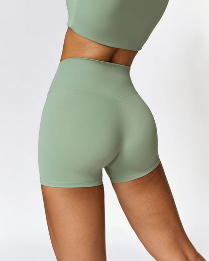 Curvvvy™ Sculpting High-Waisted Workout Shorts
