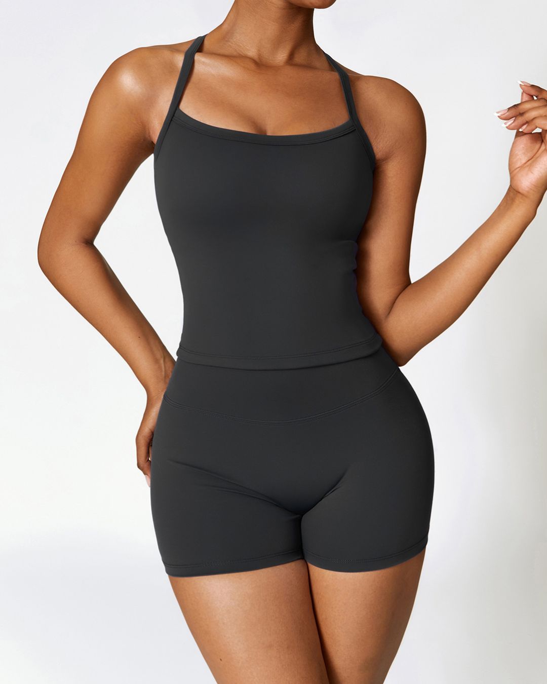 Curvvvy™ Sculpting High-Waisted Workout Shorts