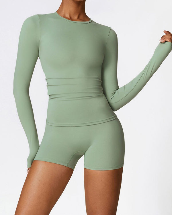Curvvvy™ Sculpting High-Waisted Workout Shorts