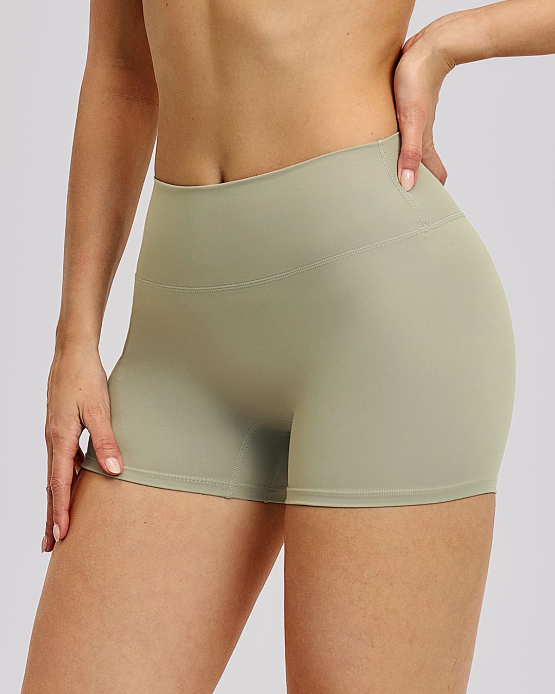 Curvvvy™ Sculpting High-Waisted Workout Shorts