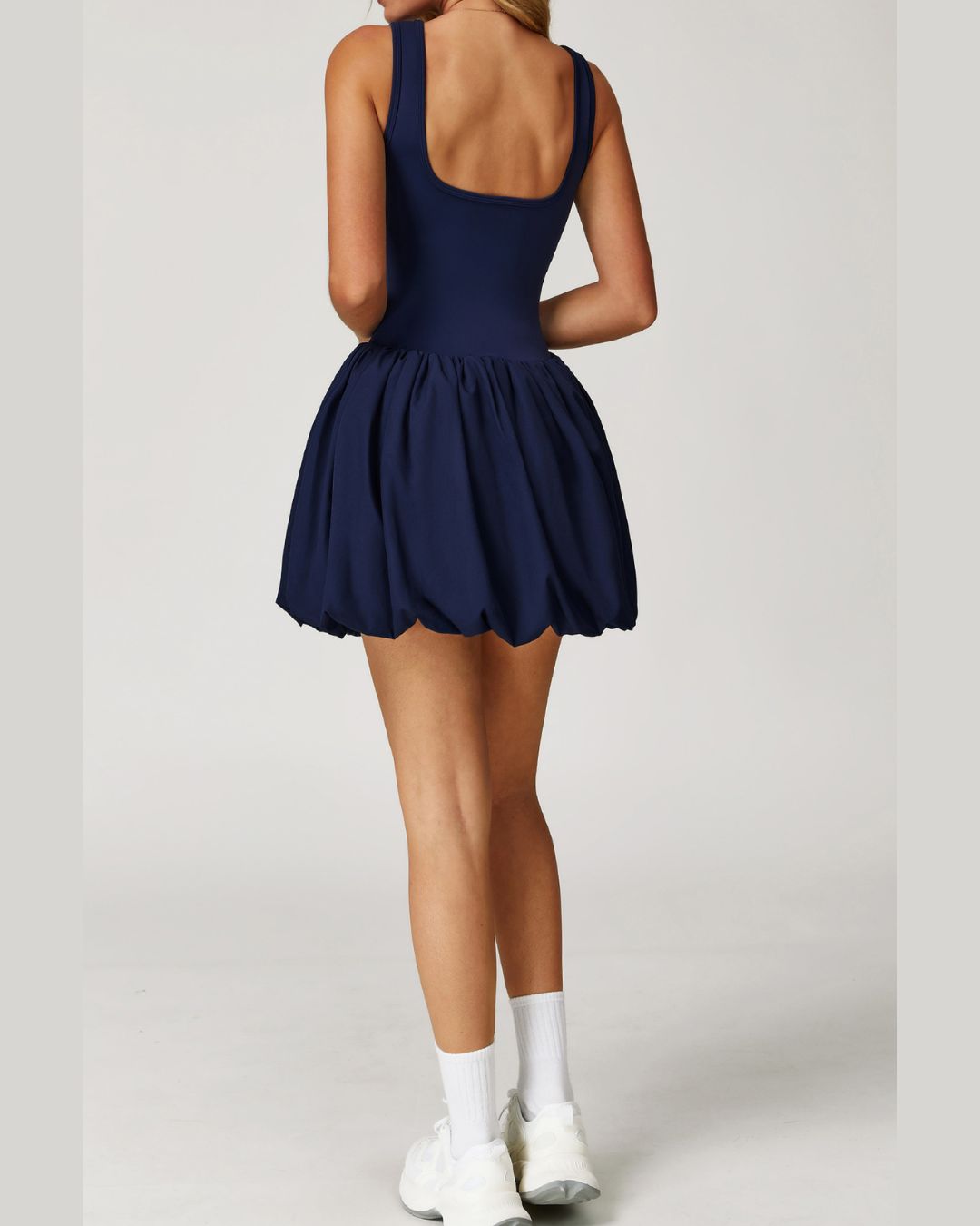 Curvvvy™ Athletic Tennis Dress with Built-In Bodysuit