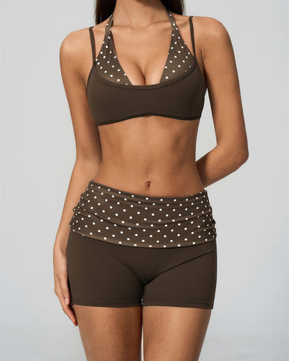Curvvvy™ Contrast Panel Sculpting Workout Shorts