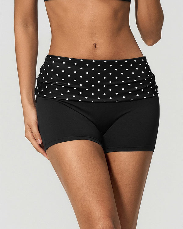Curvvvy™ Contrast Panel Sculpting Workout Shorts