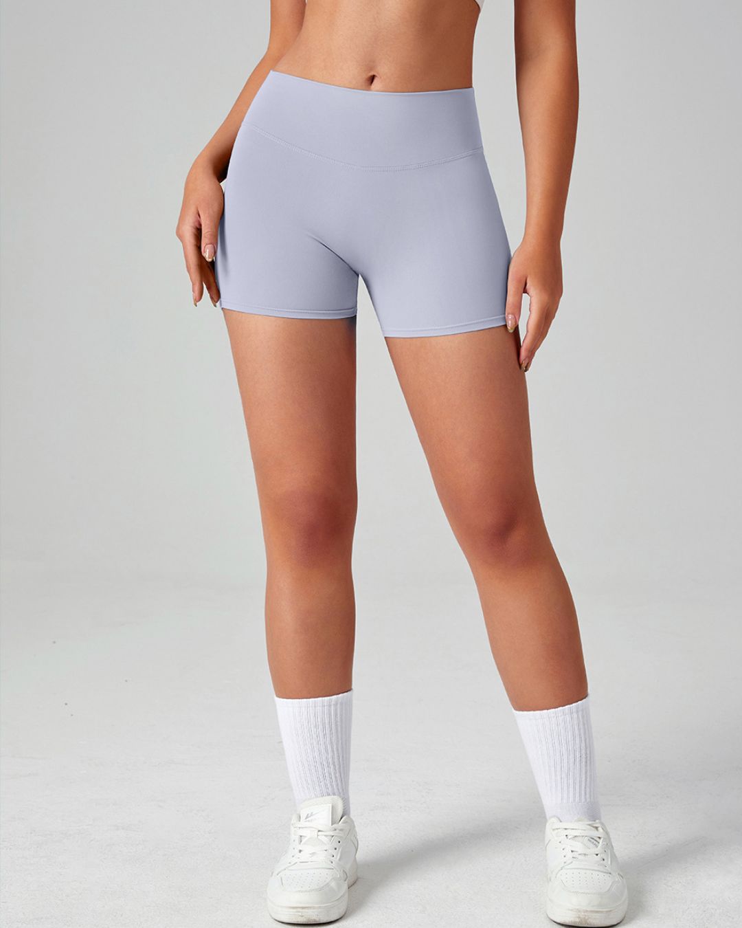 Curvvvy™ Cargo Pocket Scrunch High-Waisted Yoga Shorts