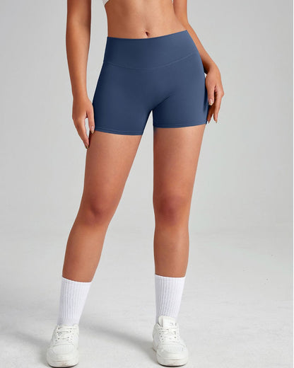 Curvvvy™ Cargo Pocket Scrunch High-Waisted Yoga Shorts