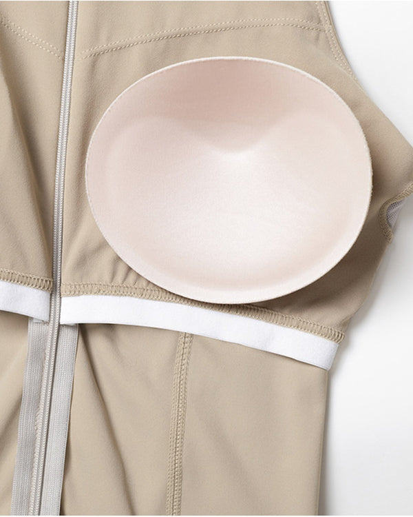 Curvvvy™ Cloud Stand Collar A-Line Tennis Dress