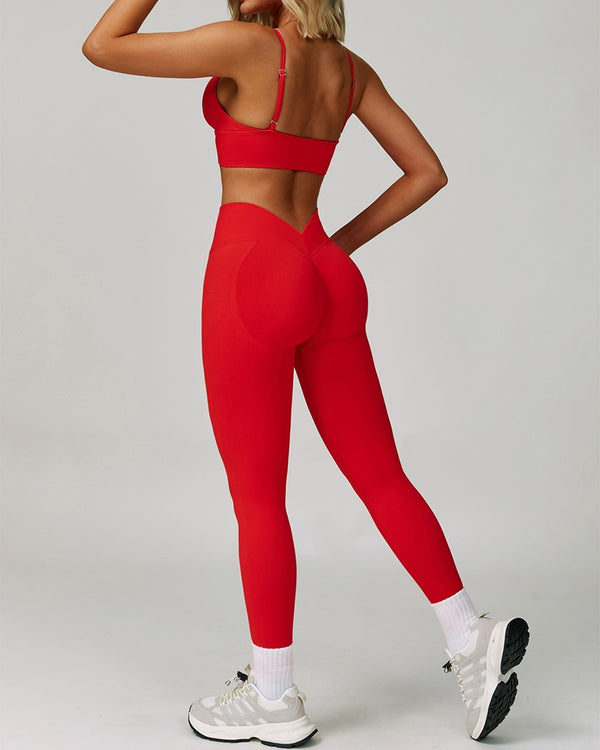 Curvvvy™ Seamless V-Waist Butt-Lifting Yoga Leggings