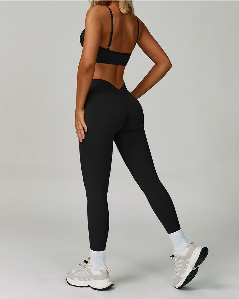Curvvvy™ Seamless V-Waist Butt-Lifting Yoga Leggings