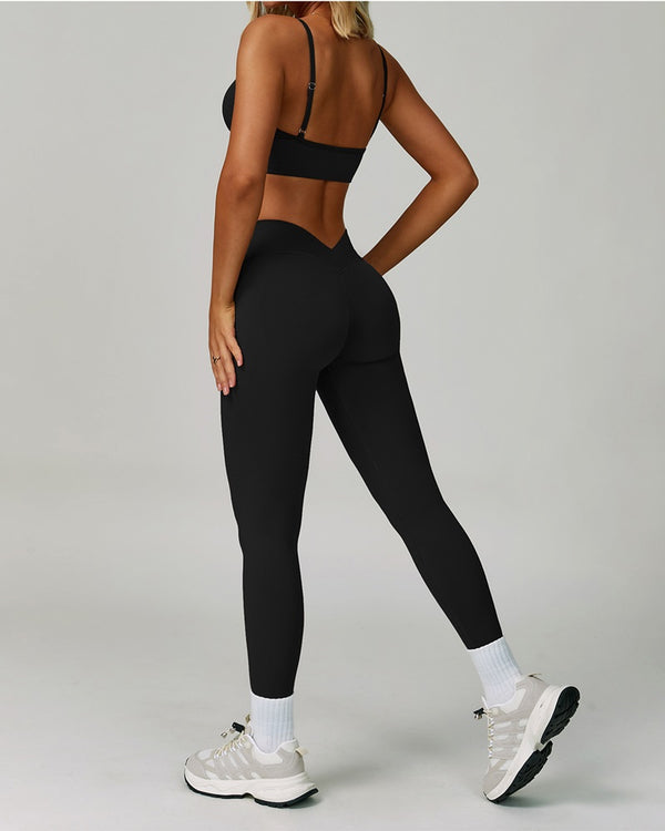 Curvvvy™ Seamless V-Waist Butt-Lifting Yoga Leggings