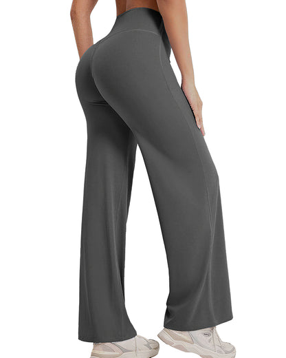 Curvvvy™ Breathable Ice Silk High-Waisted Straight Leg Yoga Pants