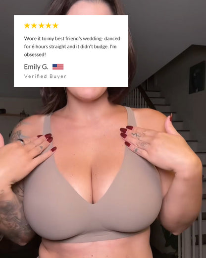 Curvvvy® Deep V Lift Seamless Jelly Bra curvvvy