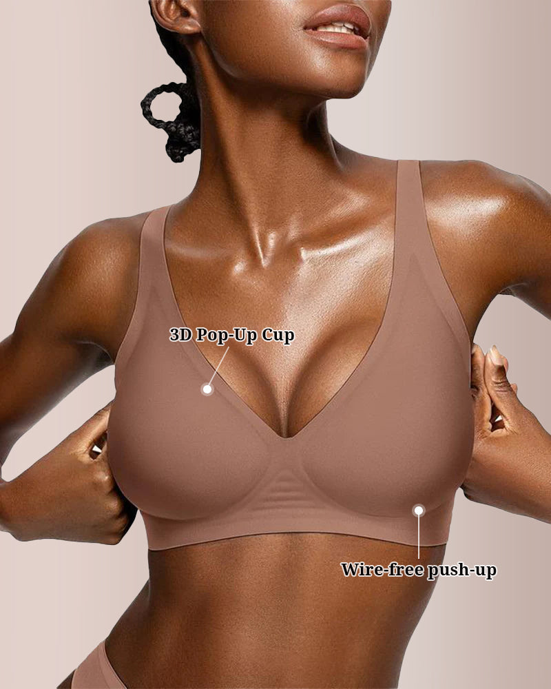 Curvvvy® Deep V Lift Seamless Bra