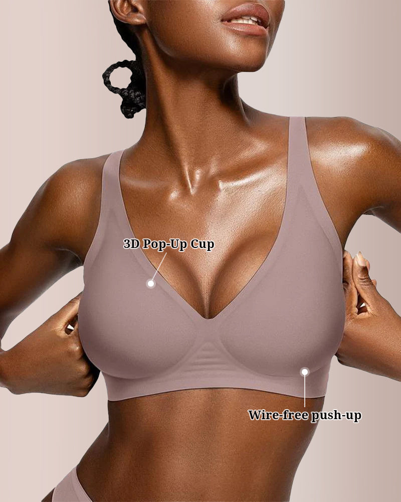 Curvvvy® Deep V Lift Seamless Bra