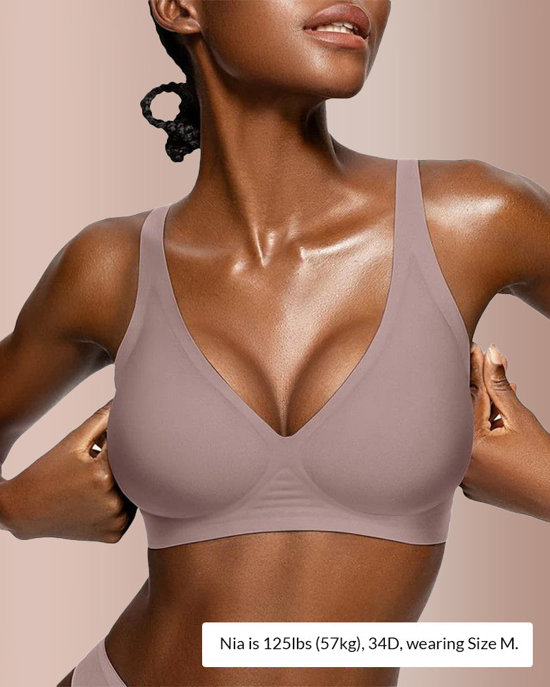 Curvvvy® Deep V Lift Seamless Jelly Bra curvvvy