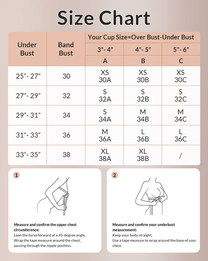 Soutien bandeau com enchimento e sem fio Curvvvy®