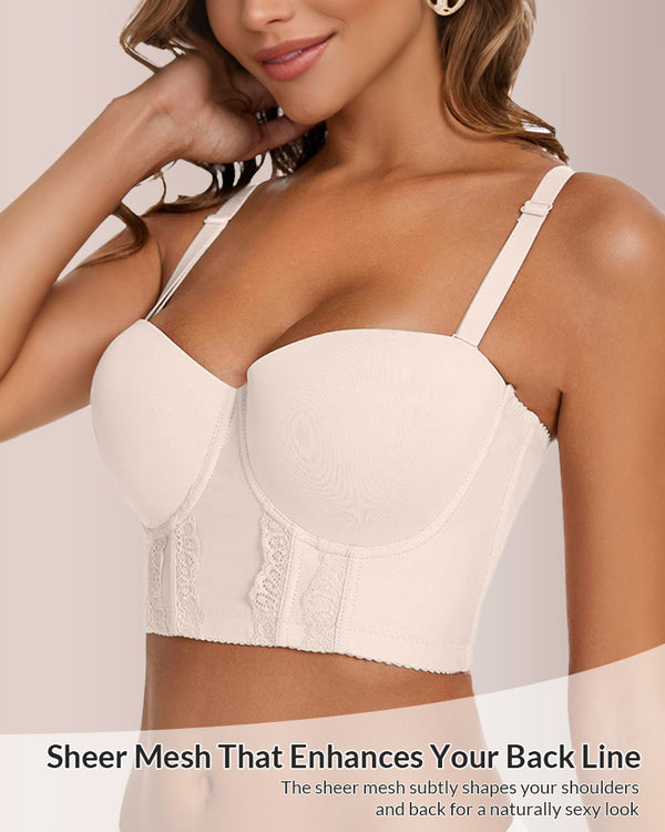Curvvvy™ Low Back Strapless Bra