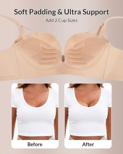 Curvvvy® Wireless Add-2-Cup Push-Up Bra curvvvy
