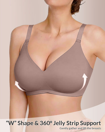 Curvvvy®Jelly Wireless Women's Comfortable Push-Up Bras